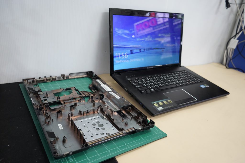 เปลี่ยนบอดี้เครื่อง LENOVO G770 G780 บอดี้แตก บอดี้พัง เวลาเปิดหน้าจอบอดี้อ้า