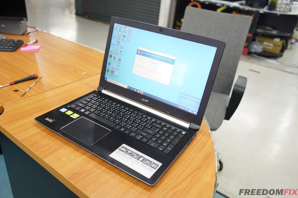 เปลี่ยนคีย์บอร์ด ACER A515 A515-51 คีย์บอร์ดเสีย กดไม่ติด พิมพ์ไม่ได้ บางปุ่ม เปลี่ยนแป้นใหม่