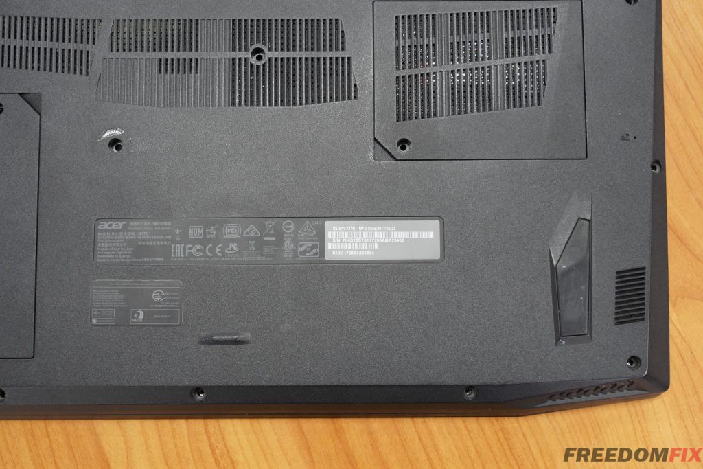 ซ่อมโน๊ตบุ๊ค ACER Helios Predator 300 G3-571 เปิดไม่ติด ไฟไม่เข้า เครื่องพัง ใช้งานไม่ได้