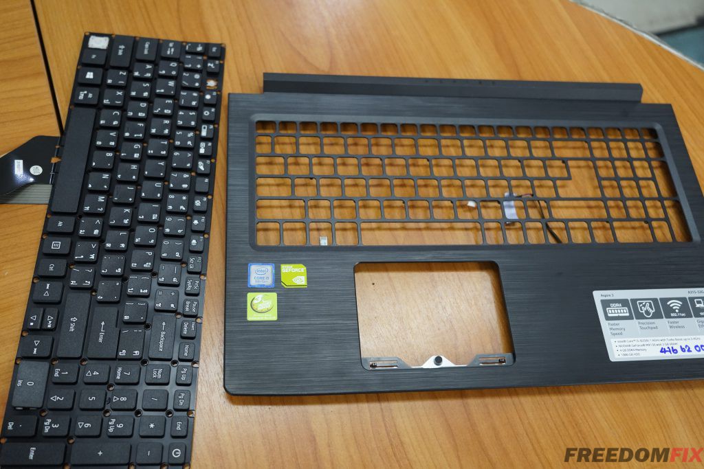 เปลี่ยนคีย์บอร์ด ACER A315-53G เปิดไม่ติด คีย์บอร์ดเสีย กดไม่ติด