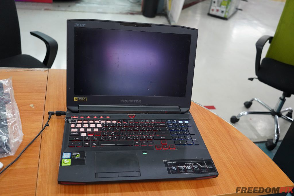 เปลี่ยนคีย์บอร์ด ACER Predator G9-591 กดไม่ติด ปุ่มหลุด คีย์บอร์ดเสีย ปุ่มพัง แป้นกดไม่ได้ เปลี่ยนรคีย์บอร์ดใหม่