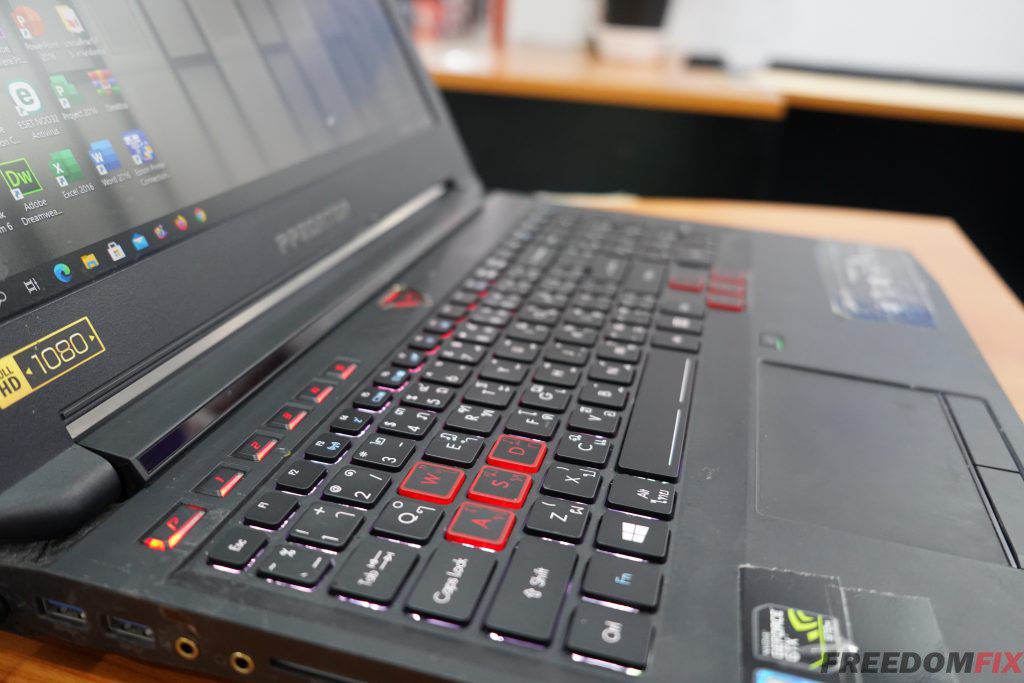 เปลี่ยนคีย์บอร์ด ACER Predator G9-591 กดไม่ติด ปุ่มหลุด คีย์บอร์ดเสีย ปุ่มพัง แป้นกดไม่ได้ เปลี่ยนรคีย์บอร์ดใหม่