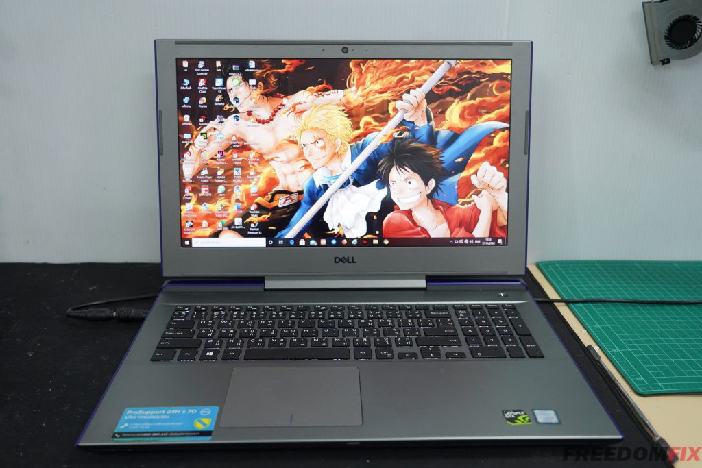 ซ่อมเมนบอร์ด DELL 7570 P71F เปิดไม่ติด ไฟไม่เข้า ภาคจ่ายไฟมีปัญหา เมนบอร์ดเสีย