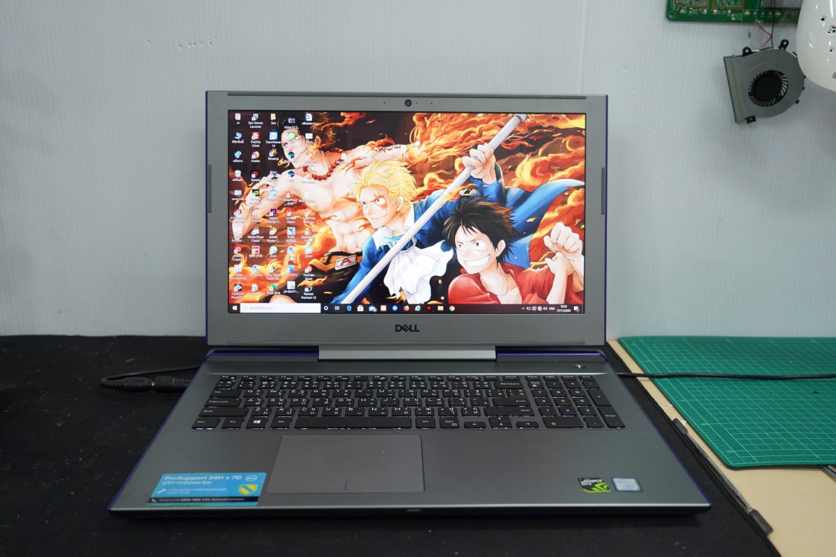 ซ่อมเมนบอร์ด DELL 7570 P71F เปิดไม่ติด ไฟไม่เข้า ภาคจ่ายไฟมีปัญหา เมนบอร์ดเสีย