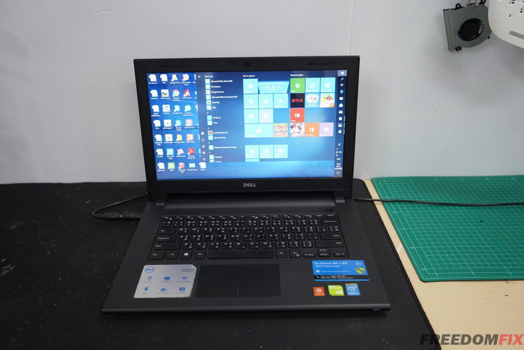 ซ่อมโน๊ตบุ๊ค DELL 14 3000 Series เปิดไม่ติด ไฟไม่เข้า เมนบอร์ดเสีย ภาคจ่ายไฟมีปัญหา