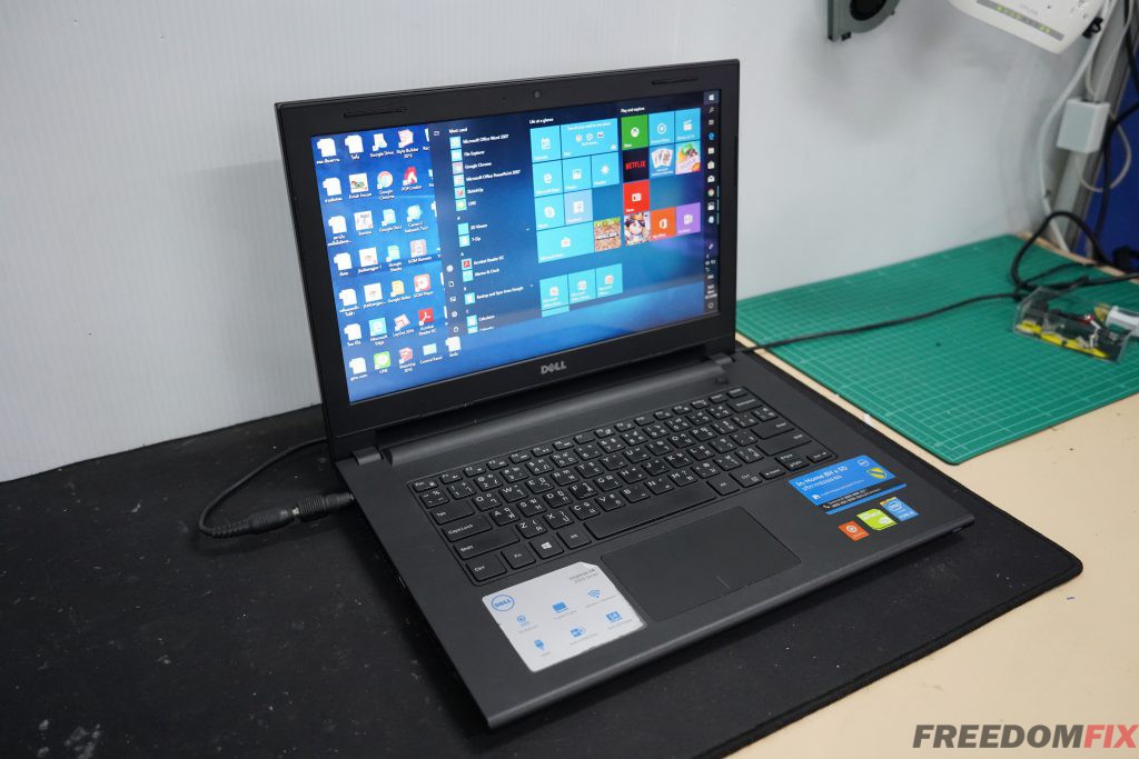 ซ่อมโน๊ตบุ๊ค DELL 14 3000 Series เปิดไม่ติด ไฟไม่เข้า เมนบอร์ดเสีย ภาคจ่ายไฟมีปัญหา