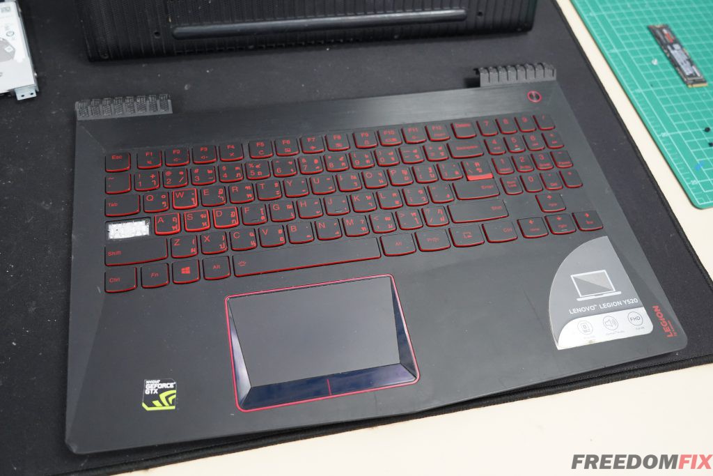 เปลี่ยนคีย์บอร์ด LENOVO Y520 Y520-15IKBN คีย์บอร์ดเสีย กดไม่ติด ปุ่มหลุด คีย์บอร์ดพัง