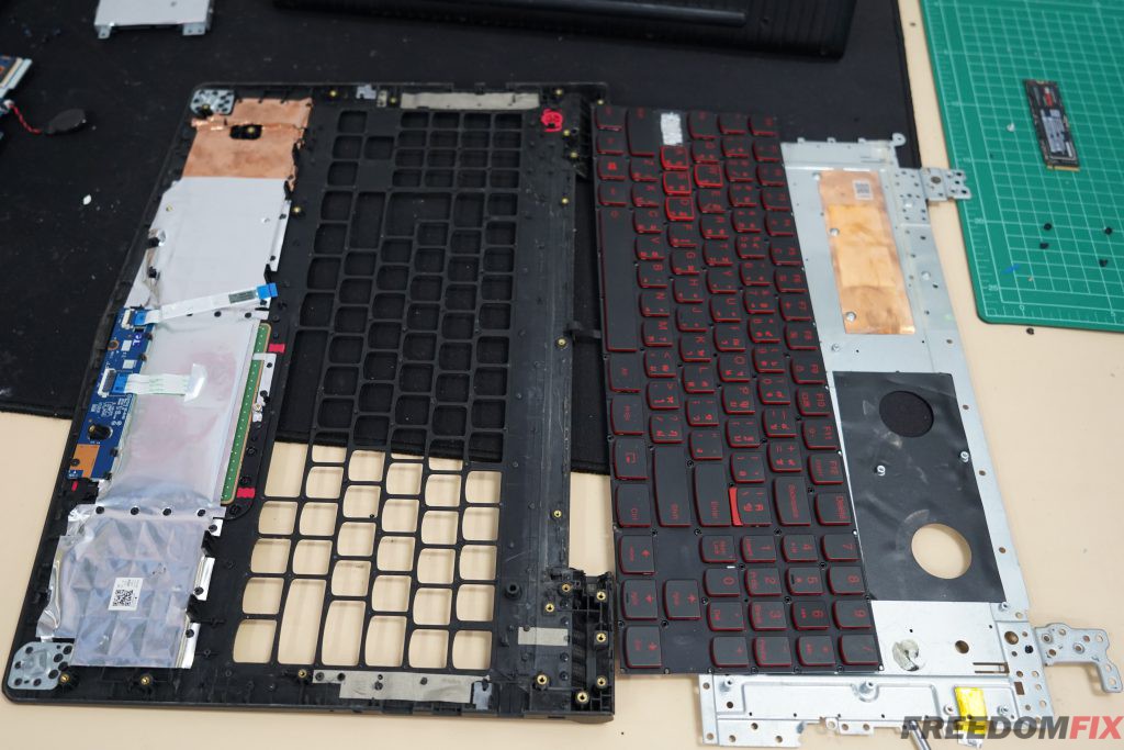 เปลี่ยนคีย์บอร์ด LENOVO Y520 Y520-15IKBN คีย์บอร์ดเสีย กดไม่ติด ปุ่มหลุด คีย์บอร์ดพัง