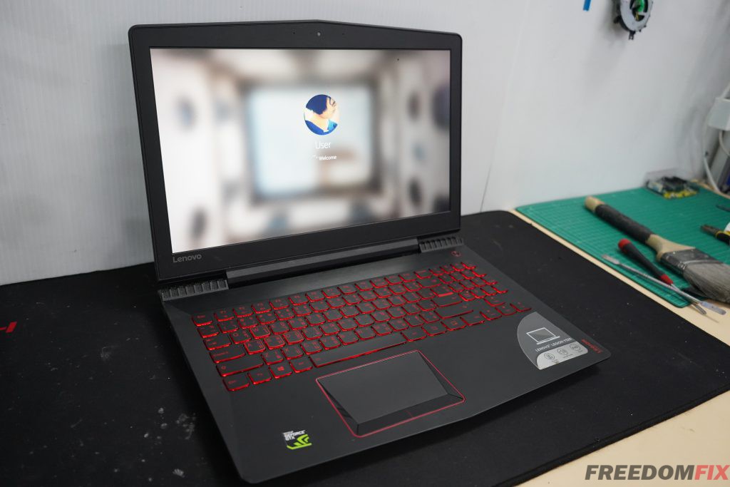 เปลี่ยนคีย์บอร์ด LENOVO Y520 Y520-15IKBN คีย์บอร์ดเสีย กดไม่ติด ปุ่มหลุด คีย์บอร์ดพัง
