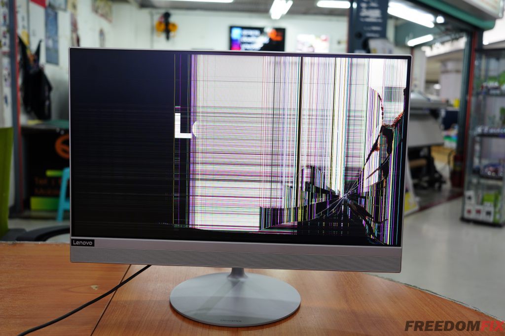 เปลี่ยนจอคอม LENOVO 520-22ICB 21.5นิ้ว ออลอินวัน จอแตก จอร้าว จอเสีย จอพัง เปลี่ยนจอใหม่ รอรับได้เลยครับ