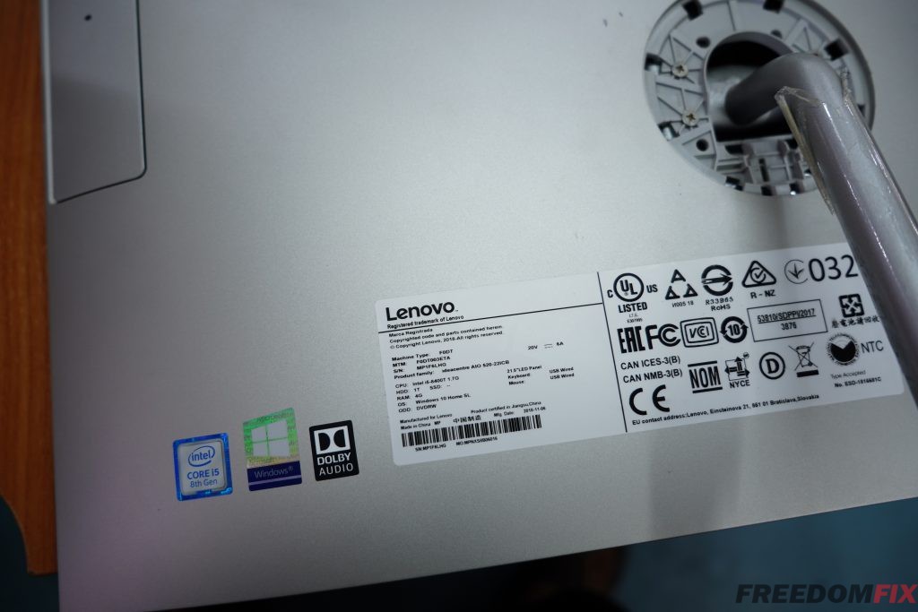 เปลี่ยนจอ ALL IN ONE Lenovo Ideacentre 300-20ISH