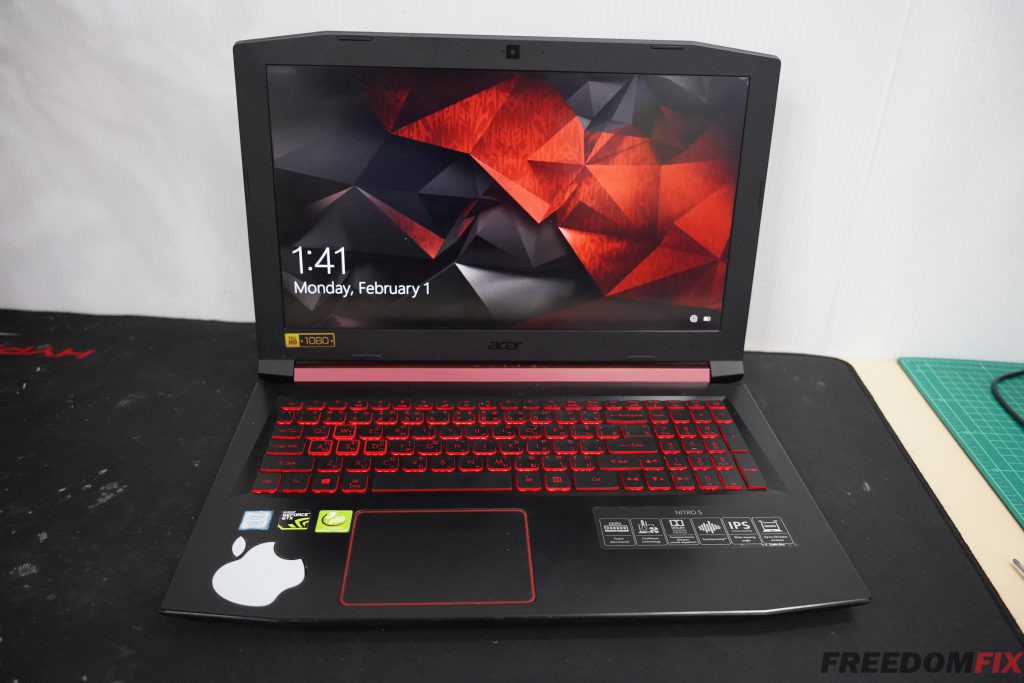 รับเปลี่ยนบานพับ ซ่อมกรอบจอ ACER Nitro 5 AN515 กรอบแตก บานพับหัก เวลาเปิดเครื่อง จอแตก จออ้า เปิดพับจอไม่ได้ LINE @FREEDOMFIX