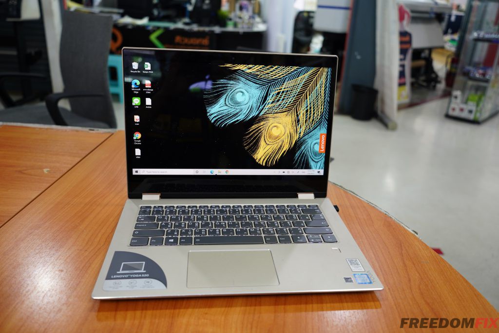 รับเปลี่ยนคีย์บอร์ด LENOVO YOGA 520-14IKB แป้นเสีย กดไม่ติดบางปุ่ม คีย์บอร์ดพัง เปลี่ยนใหม่ยกแผง มีไฟ LINE @FREEDOMFIX