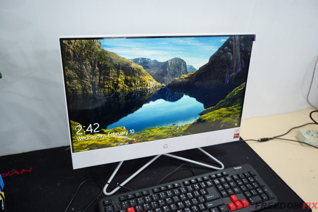รับเปลี่ยนจอคอม ออลอินวัน HP 22-d 22-df0201d 21.5 นิ้ว จอแตก จอร้าว จอเสีย จอเป็นเส้น จอพัง เปลี่ยนจอใหม่ได้ครับ LINE @FREEDOMFIX