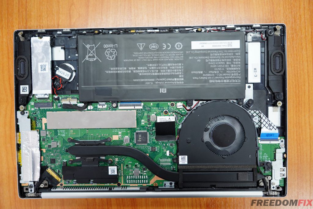 รับซ่อมซ่อมโน๊ตบุ๊ค Xiaomi Mi RedmiBook XMA2001-AN เปิดไม่ติด ไฟไม่เข้า ภาคจ่ายไฟมีปัญหา เมนบอร์ดเสีย LINE @FREEDOMFIX
