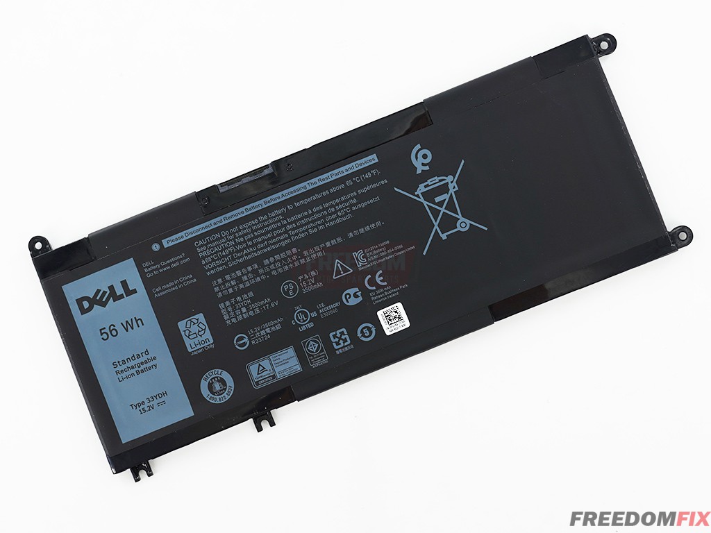 แบตเตอรี่แท้-33YDH-DELL-Inspiron-7577-7778-7779-G3-15-3579-Latitude-3480-3488-3490