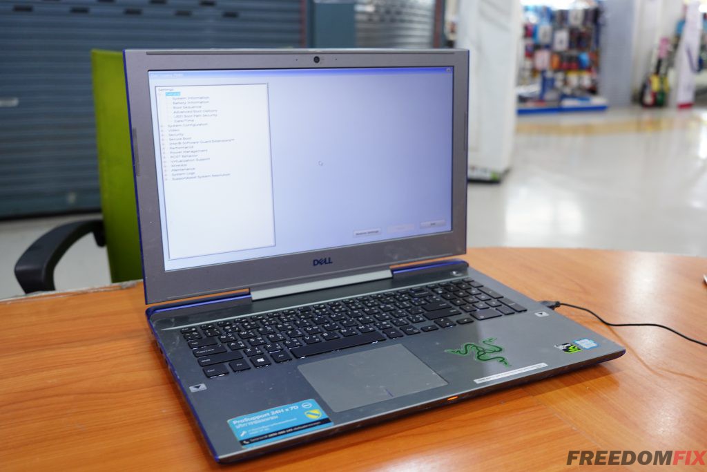 รับเปลี่ยนคีย์บอร์ด DELL 15-7580 P71F กดไม่ติด คีย์บอร์ดเสีย คีย์บอร์ดพัง ปุ่มหลุด ปุ่มเสีย LINE @FREEDOMFIX
