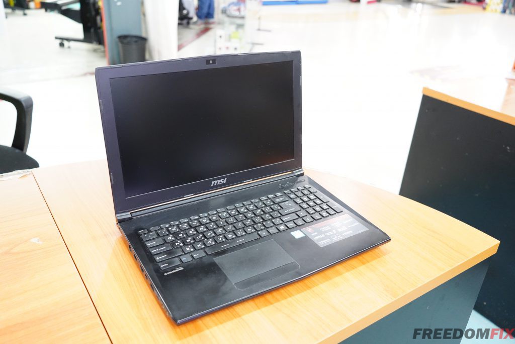 รับเปลี่ยนคีย์บอร์ด MSI GL62 6QF Keyboard เสีย กดไม่ติด ปุ่มหลุด น้ำหกใจ ปุ่มเสีย เปลี่ยนแป้นพิมพ์ใหม่ แบบมีไฟ LINE @FREEDOMFIX