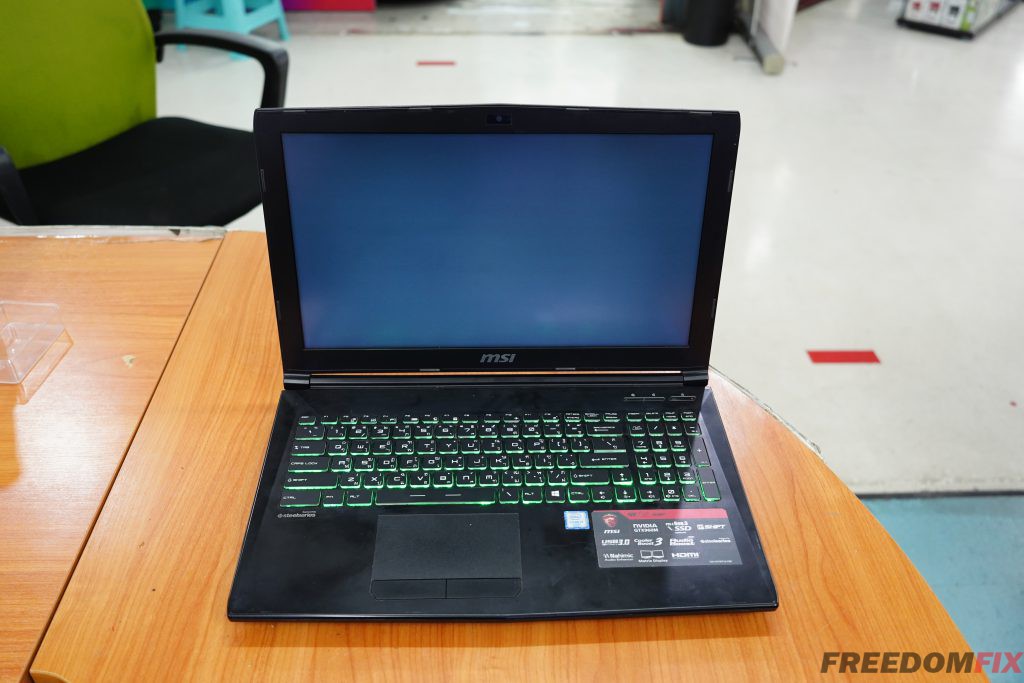 รับเปลี่ยนคีย์บอร์ด MSI GL62 6QF Keyboard เสีย กดไม่ติด ปุ่มหลุด น้ำหกใจ ปุ่มเสีย เปลี่ยนแป้นพิมพ์ใหม่ แบบมีไฟ LINE @FREEDOMFIX