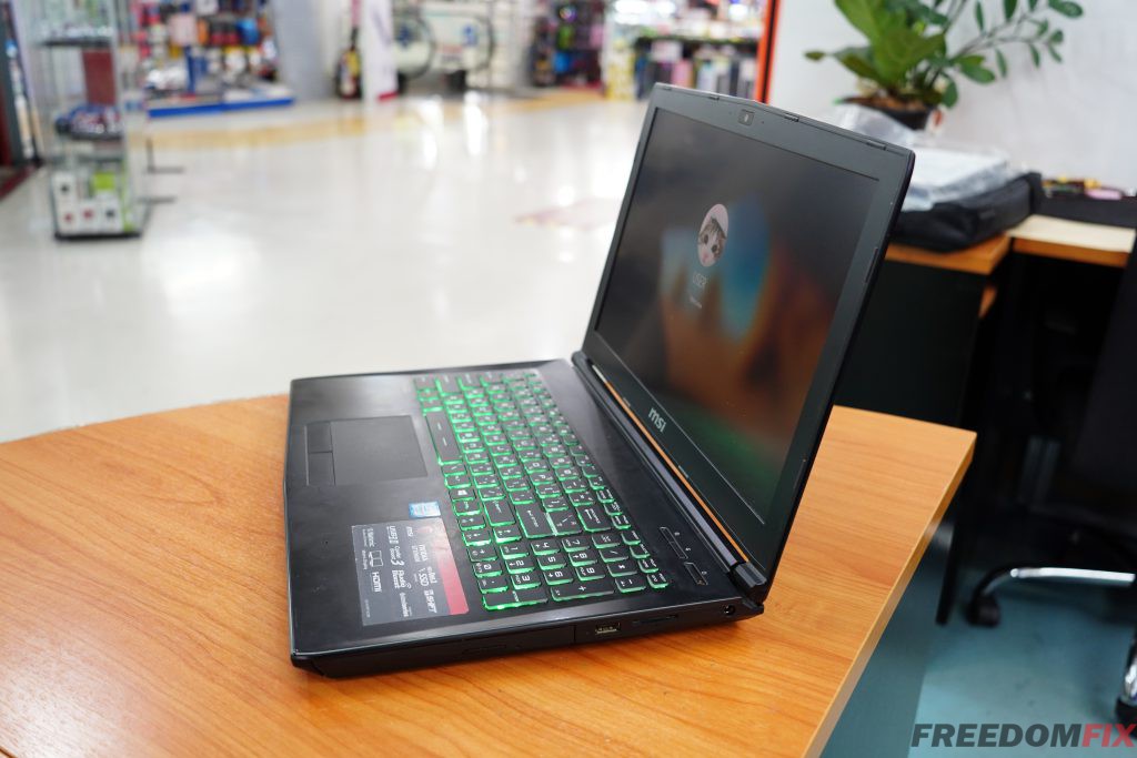 รับเปลี่ยนคีย์บอร์ด MSI GL62 6QF Keyboard เสีย กดไม่ติด ปุ่มหลุด น้ำหกใจ ปุ่มเสีย เปลี่ยนแป้นพิมพ์ใหม่ แบบมีไฟ LINE @FREEDOMFIX