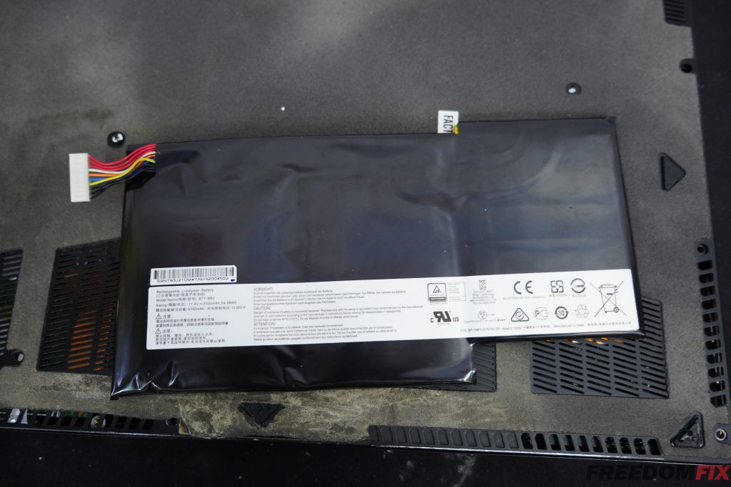 รับเปลี่ยนแบตโน๊ตบุ๊ค MSI GS63 BTY-M6J แบตบวม ไม่เก็บไฟ เปลี่ยนแบตเตอรี่ใหม่ LINE @FREEDOMFIX