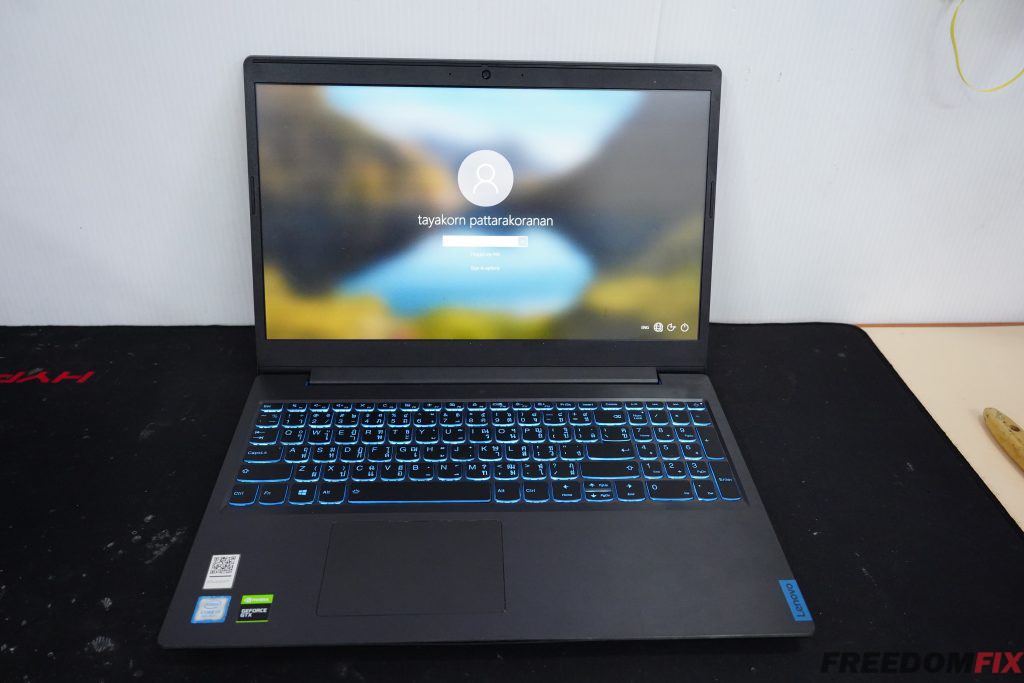 รับเปลี่ยนคีย์บอร์ด LENOVO Idapad L340-15IRH ปุ่มเสีย กดไม่ติด ปุ่มหลุด เปลี่ยนแป้นใหม่ยกแผง LINE @FREEDOMFIX