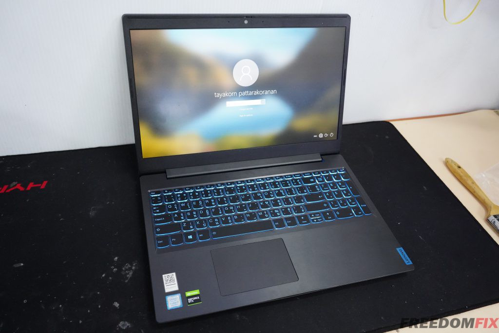 รับเปลี่ยนคีย์บอร์ด LENOVO Idapad L340-15IRH ปุ่มเสีย กดไม่ติด ปุ่มหลุด เปลี่ยนแป้นใหม่ยกแผง LINE @FREEDOMFIX