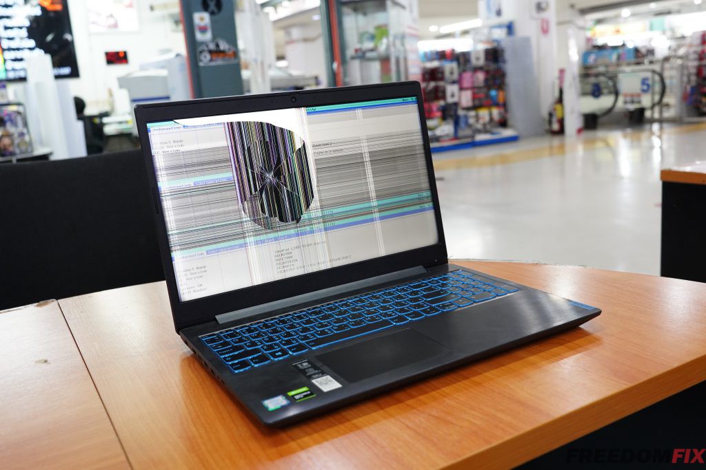 รับเปลี่ยนจอโน๊ตบุ๊ค LENOVO L340-15IRH จอแตก จอร้าว จอเสีย จอเป็นเส้น เปลี่ยนจอใหม่ LED 15.6 FHD LINE @FREEDOMFIX