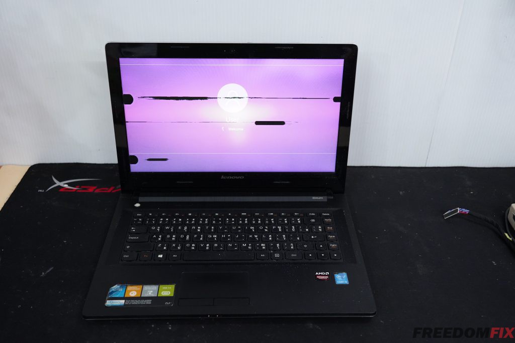 รับเปลี่ยนจอโน๊ตบุ๊ค LENOVO G40 G40-70 จอแตก จอร้าว จอเสีย จอเป็นเส้น จอเป็นวงดำ เปลี่ยนจอใหม่ LINE @FREEDOMFIX