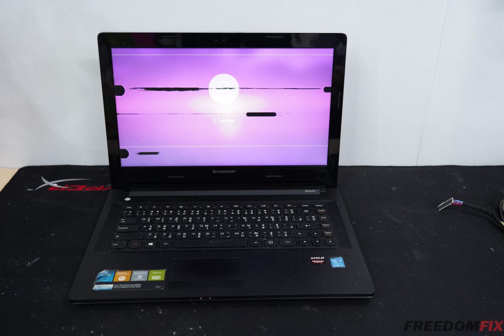รับเปลี่ยนจอโน๊ตบุ๊ค LENOVO G40 G40-70 จอแตก จอร้าว จอเสีย จอเป็นเส้น จอเป็นวงดำ เปลี่ยนจอใหม่ LINE @FREEDOMFIX