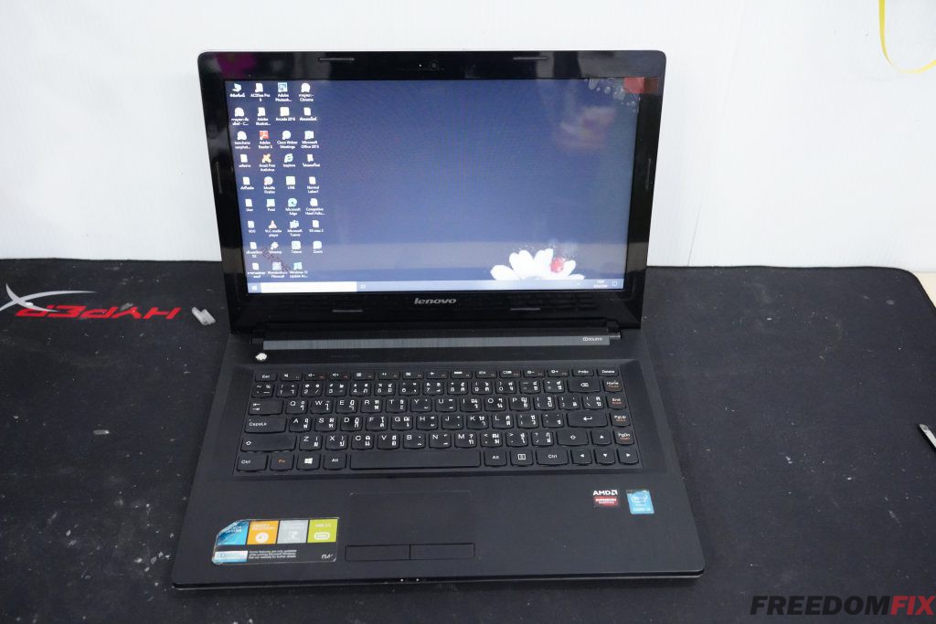 รับเปลี่ยนจอโน๊ตบุ๊ค LENOVO G40 G40-70 จอแตก จอร้าว จอเสีย จอเป็นเส้น จอเป็นวงดำ เปลี่ยนจอใหม่ LINE @FREEDOMFIX