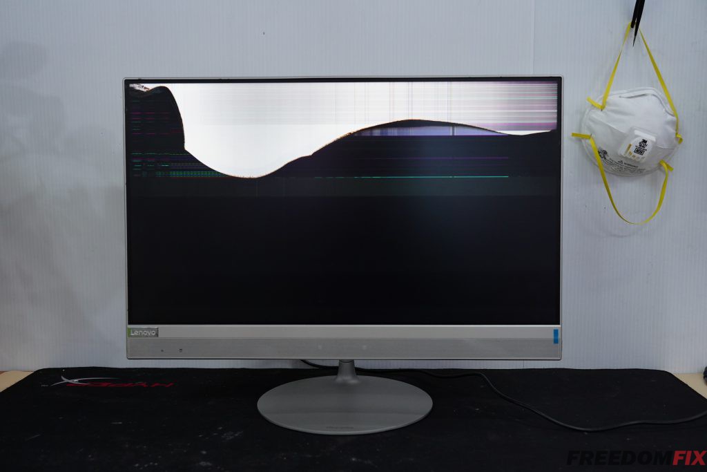 เปลี่ยนจอคอม ออลอินวัน LENOVO 520-22AST 21.5 นิ้ว จอแตก จอร้าว จอเสีย จอเป็นเส้น เปลี่ยนจอใหม่