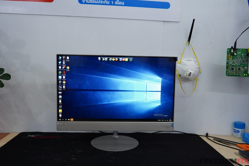 เปลี่ยนจอคอม ออลอินวัน LENOVO 520-22AST 21.5 นิ้ว จอแตก จอร้าว จอเสีย จอเป็นเส้น เปลี่ยนจอใหม่