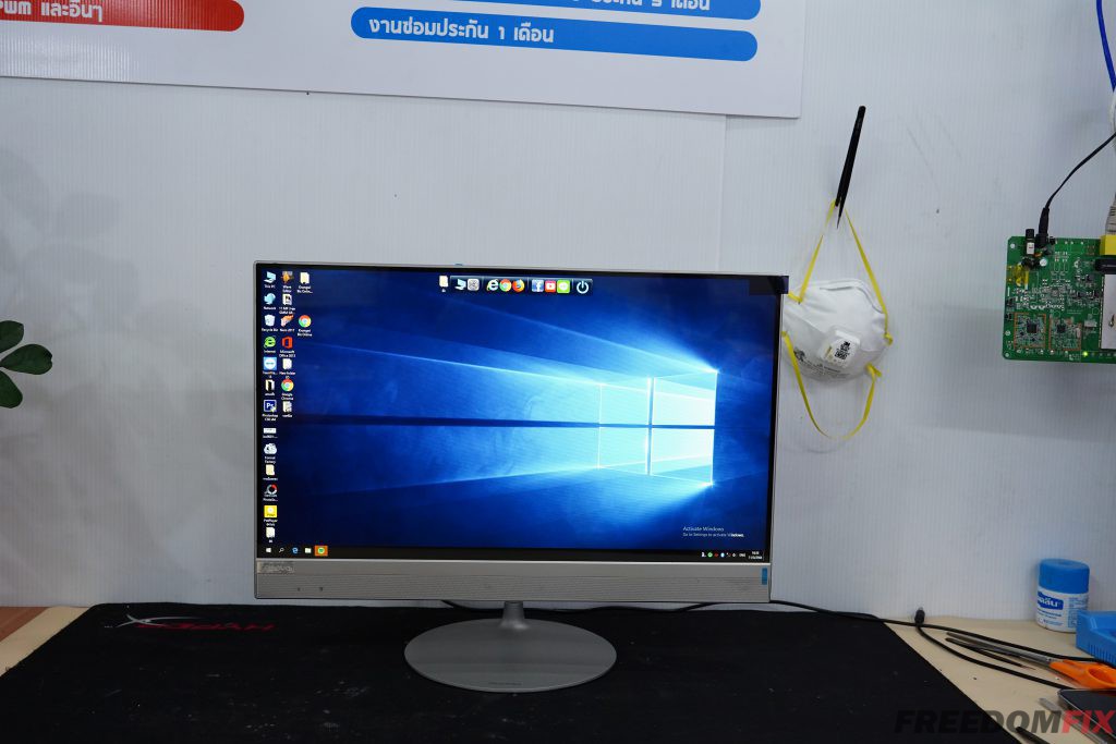 เปลี่ยนจอคอม ออลอินวัน LENOVO 520-22AST 21.5 นิ้ว จอแตก จอร้าว จอเสีย จอเป็นเส้น เปลี่ยนจอใหม่
