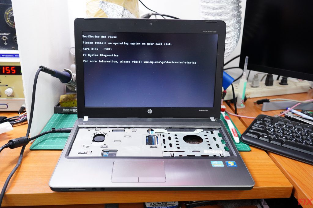 รับซ่อมโน๊ตบุ๊ค HP 4330S เปิดไม่ติด ไฟไม่เข้า เครื่องพัง ใช้งานไม่ได้ เมนบอร์ดเสีย ภาคจ่ายไฟมีปัญหา LINE @FREEDOMFIX