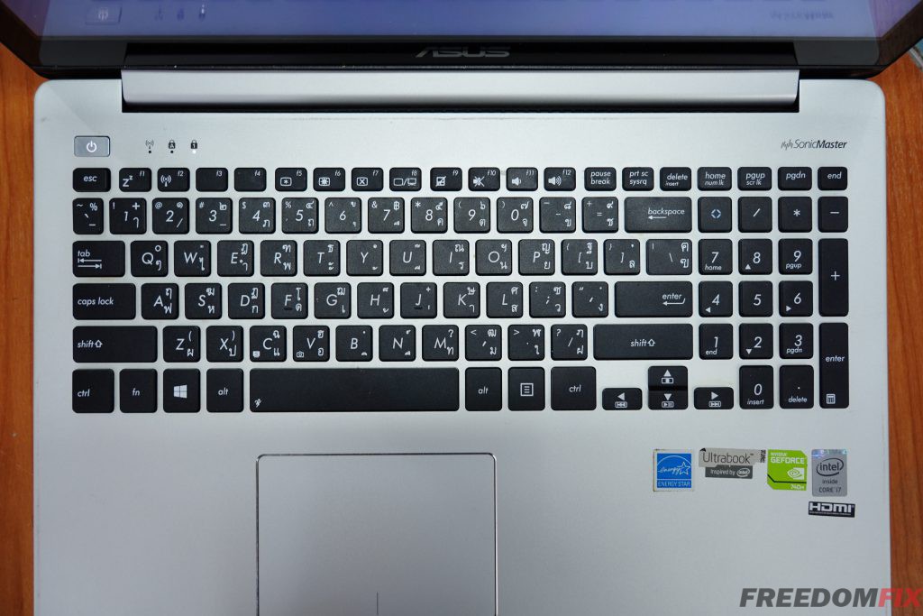 รับเปลี่ยนคีย์บอร์ด ASUS S551L คีย์บอร์ดเสีย กดไม่ติด ปุ่มหลุด ปุ่มพัง ปุ่มกดไม่ติด เปลี่ยนแป้นใหม่ LINE @FREEDOMFIX