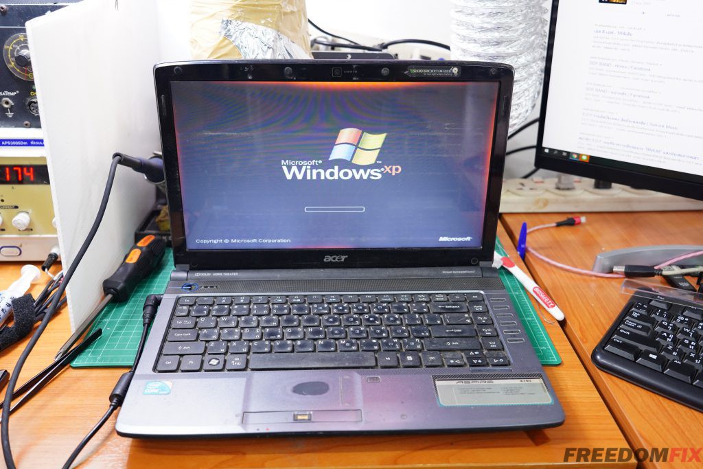 รับซ่อมโน๊ตบุ๊ค ACER Aspire 4740 เปิดไม่ติด ไฟไม่เข้า เครื่องพัง เมนบอร์ดเสีย ภาคจ่ายไฟ มีปัญหา   LINE @FREEDOMFIX