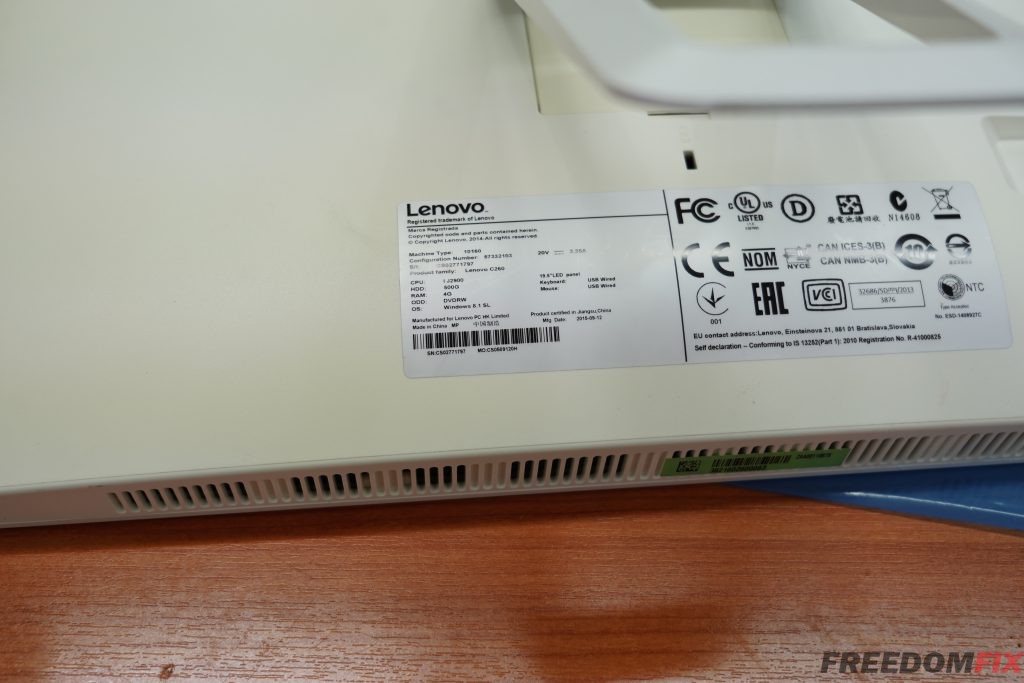 เปลี่ยนจอ ALL IN ONE LENOVO 19.5 นิ้ว C260 จอแตก จอร้าว จอเสีย จอพัง จอเป็นเส้น เปลี่ยนจอใหม่