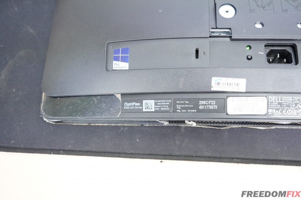 รับเปลี่ยนจอคอม ออลอินวัน DELL OptiPlex 3030 AIO Series จอแตก จอร้าว จอเสีย จอขาว จอเป็นเส้น LINE @FREEDOMFIX
