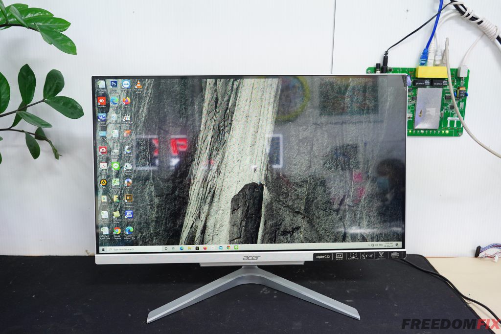 รับเปลี่ยนจอคอม ออลอินวัน ACER C22-320 21.5 นิ้ว จอแตก จอร้าว จอเสีย จอเป็นเส้น จอพัง เปลี่ยนจอใหม่ LINE @FREEDOMFIX