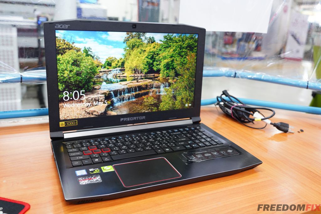 รับซ่อมโน๊ตบุ๊ค Predator Helios 300 G3-571 เปิดไม่ติด ไฟไม่เข้า เมนบอร์ดเสีย ภาคจ่ายไฟมีปัญหา LINE @FREEDOMFIX
