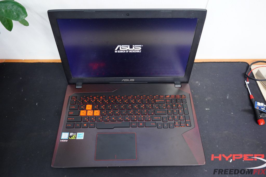 รับเปลี่ยนคีบอร์ด โน๊ตบุ๊ค ASUS GL553 FX553 ปุ่มหลุด ปุ่มเสีย ปุ่มพัง ปุ่มกดไม่ติด เปลี่ยนแป้นใหม่ คีย์บอดโดนน้ำ LINE @FREEDOMFIX