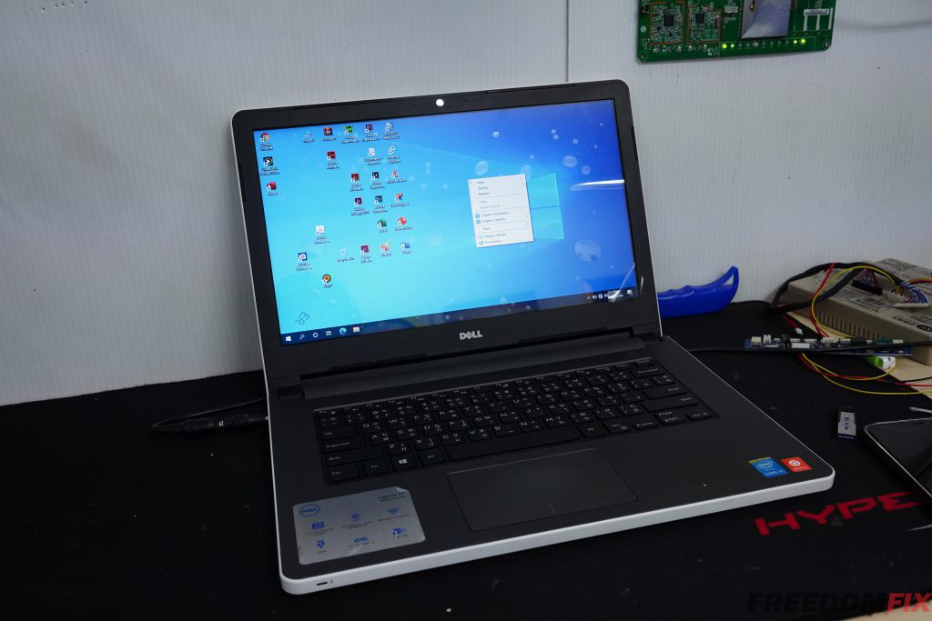 รับเปลี่ยนจอโน๊ตบุ๊ค DELL P64G 14.0 HD 5458 จอเสีย จอแตก จอร้าว จอเป็นเส้น จอเป็นวงดำ LINE @FREEDOMFIX