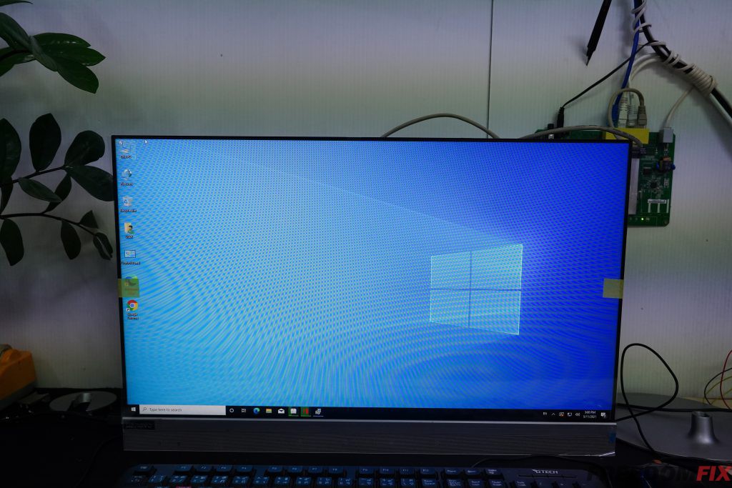 เปลี่ยนจอคอม ออลอินวัน LENOVO AIO 520-24IKU(จอทัชสกรีน) 23.8 นิ้ว จอแตก จอร้าว จอเสีย จอเป็นเส้น เปลี่ยนจอใหม่ LINE @FREEDOMFIX
