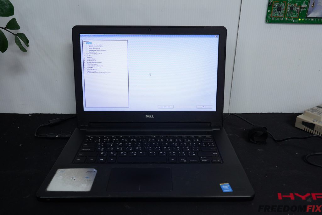 รับซ่อมโน๊ตบุ๊ค DELL 3458 เปิดไม่ติด ไฟไม่เข้า เมนบอร์ดเสีย ภาคจ่ายไฟมีปัญหา LINE @FREEDOMFIX
