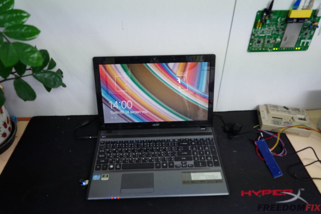 รับซ่อมโน๊ตบุ๊ค ACER 5750G 5755G เปิดติด ขึ้นแต่แสง เมนบอร์ดเสีย ภาคจ่ายไฟมีปัญหา LINE @FREEDOMFIX