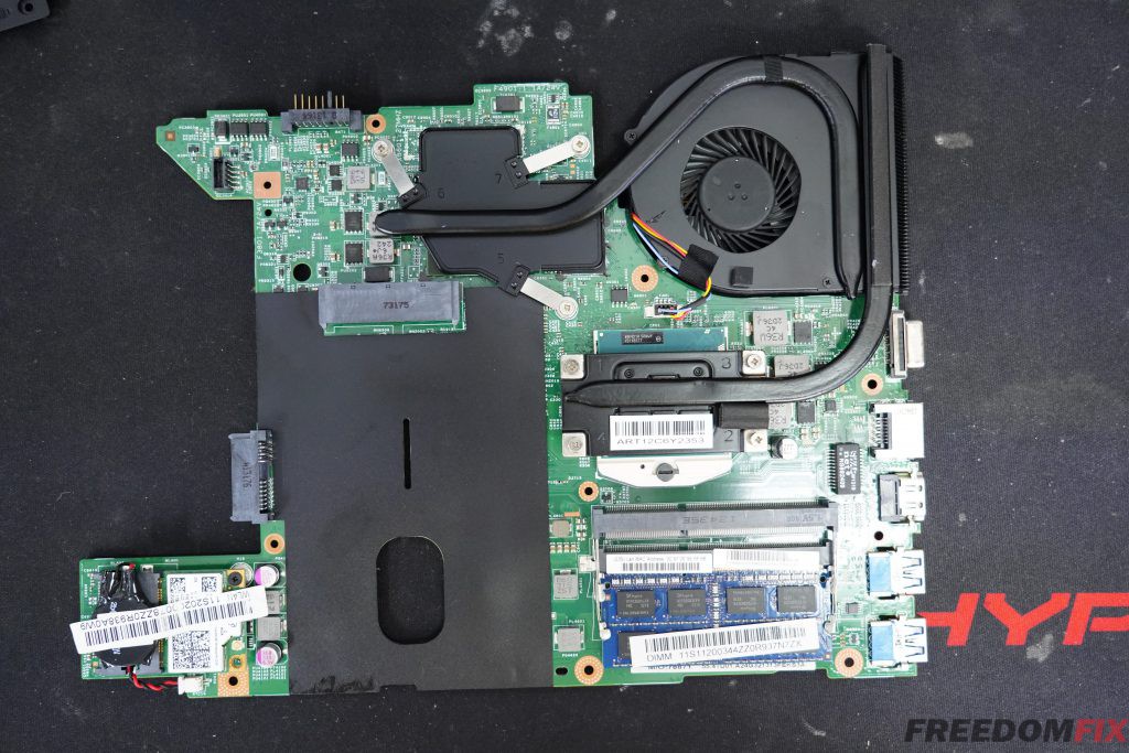 รับซ่อมโน๊ตบุ๊ค LENOVO V480 เปิดไม่ติด ไฟไม่เข้า เมนบอร์ดเสีย ภาคจ่ายไฟมีปัญหา LINE @FREEDOMFIX