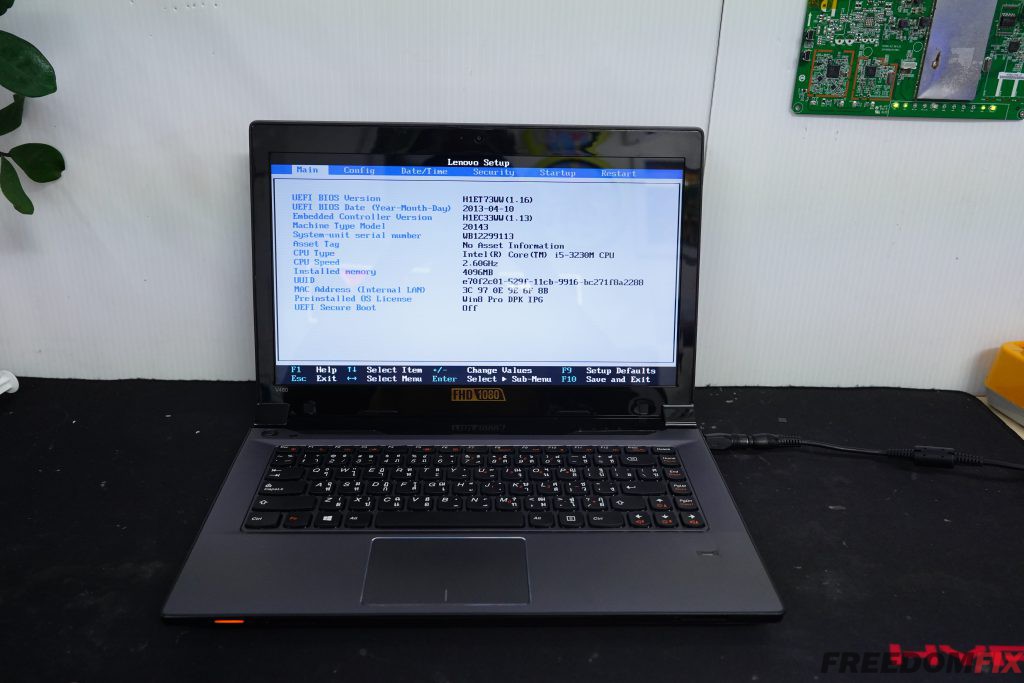 รับซ่อมโน๊ตบุ๊ค LENOVO V480 เปิดไม่ติด ไฟไม่เข้า เมนบอร์ดเสีย ภาคจ่ายไฟมีปัญหา LINE @FREEDOMFIX