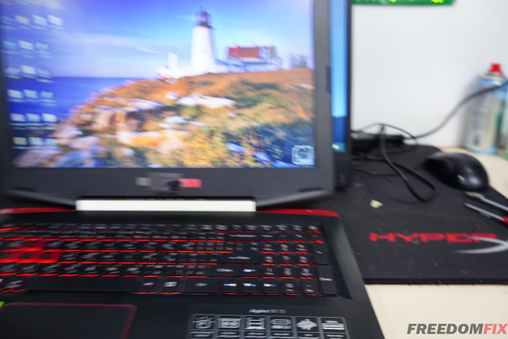 รับเปลี่ยนกรอบจอ บอดี้จอ ACER Aspire VX15 VX5-591G กรอบจอแตก บานพับหัก บอดี้จอแตกอ้า LINE @FREEDOMFIX