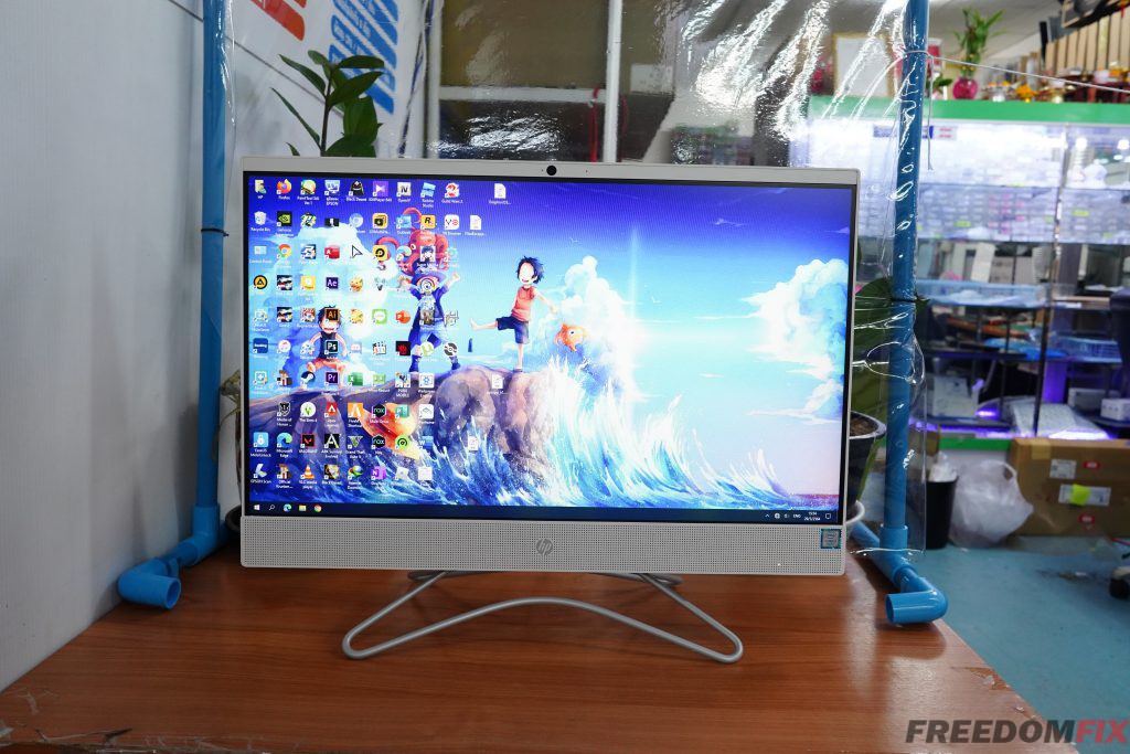 รับเปลี่ยนจอคอม ALL IN ONE HP 23.8 นิ้ว จอทัชสกรีน 24-f0153d จอแตก จอร้าว จอเสีย จอเป็นเส้น LINE @FREEDOMFIX